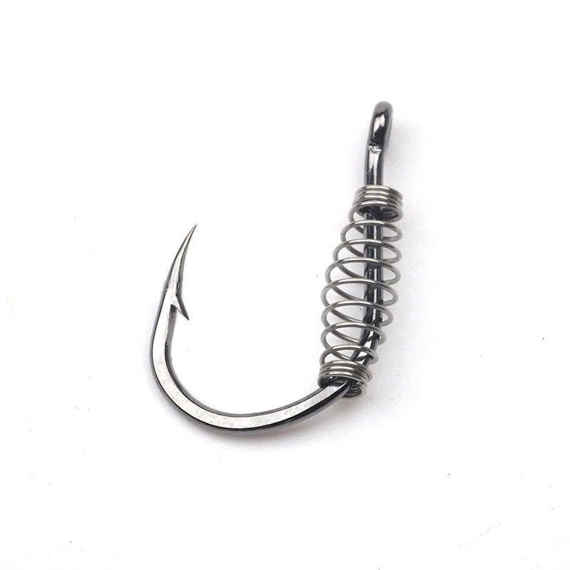 10-60PCS High Carbon Steel Spr - Fishing Hook Circle ulasan dan harga