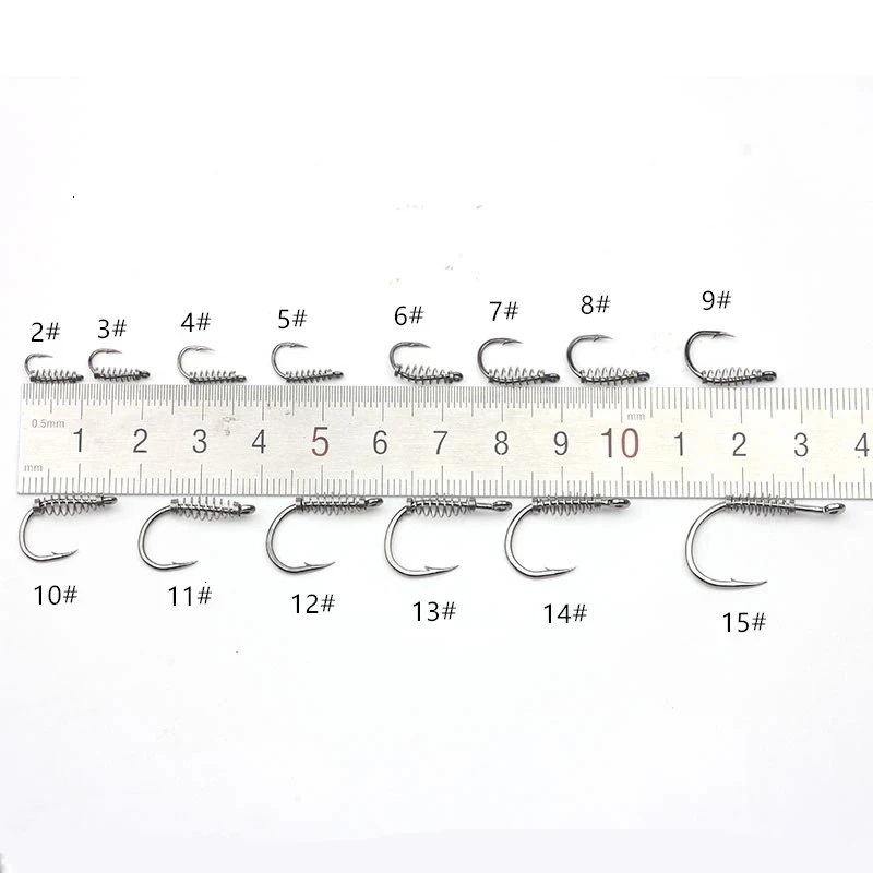 10-60PCS High Carbon Steel Spr - Fishing Hook Circle ulasan dan harga