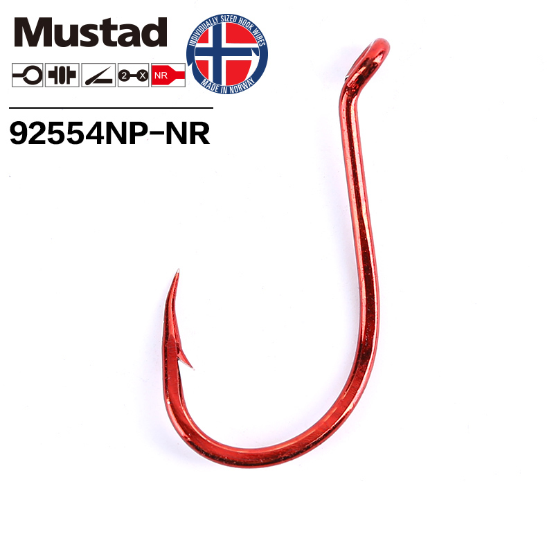 Mustad Big Red 2X SUICIDE High - Fishing Hook Barbless ulasan dan harga