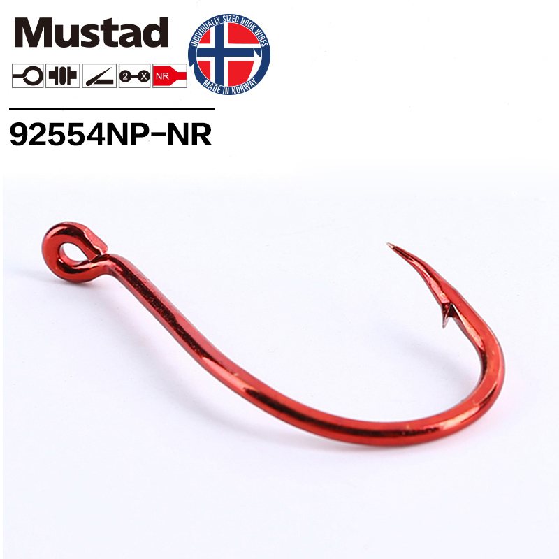 Mustad Big Red 2X SUICIDE High - Fishing Hook Barbless ulasan dan harga