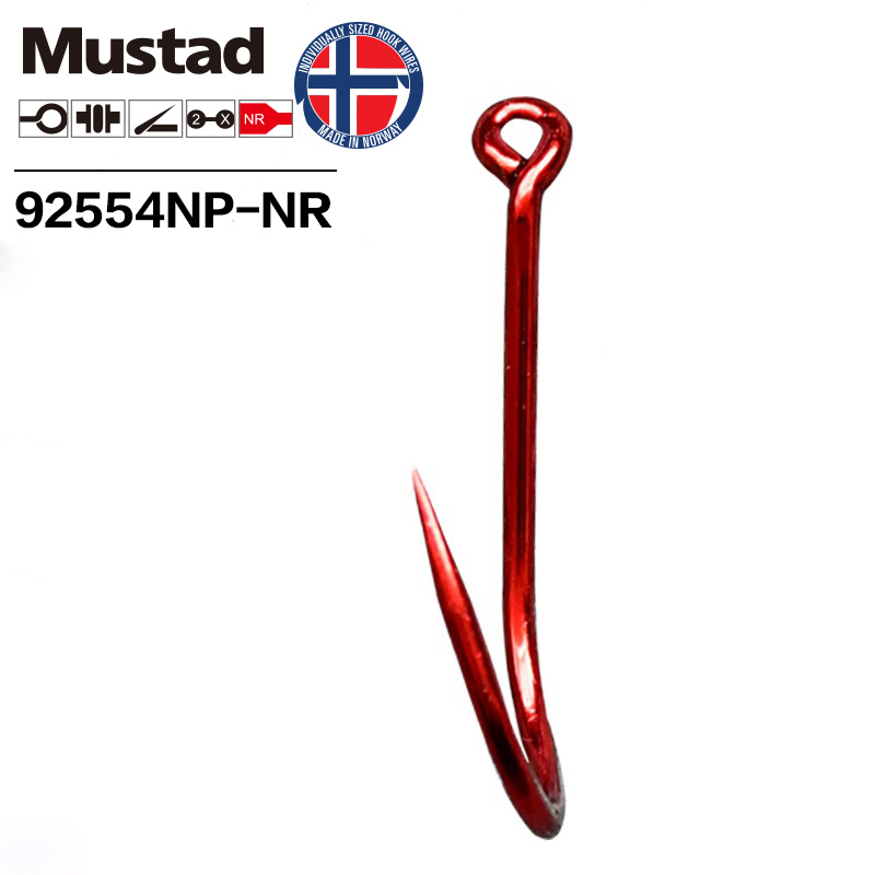 Mustad Big Red 2X SUICIDE High - Fishing Hook Barbless ulasan dan harga